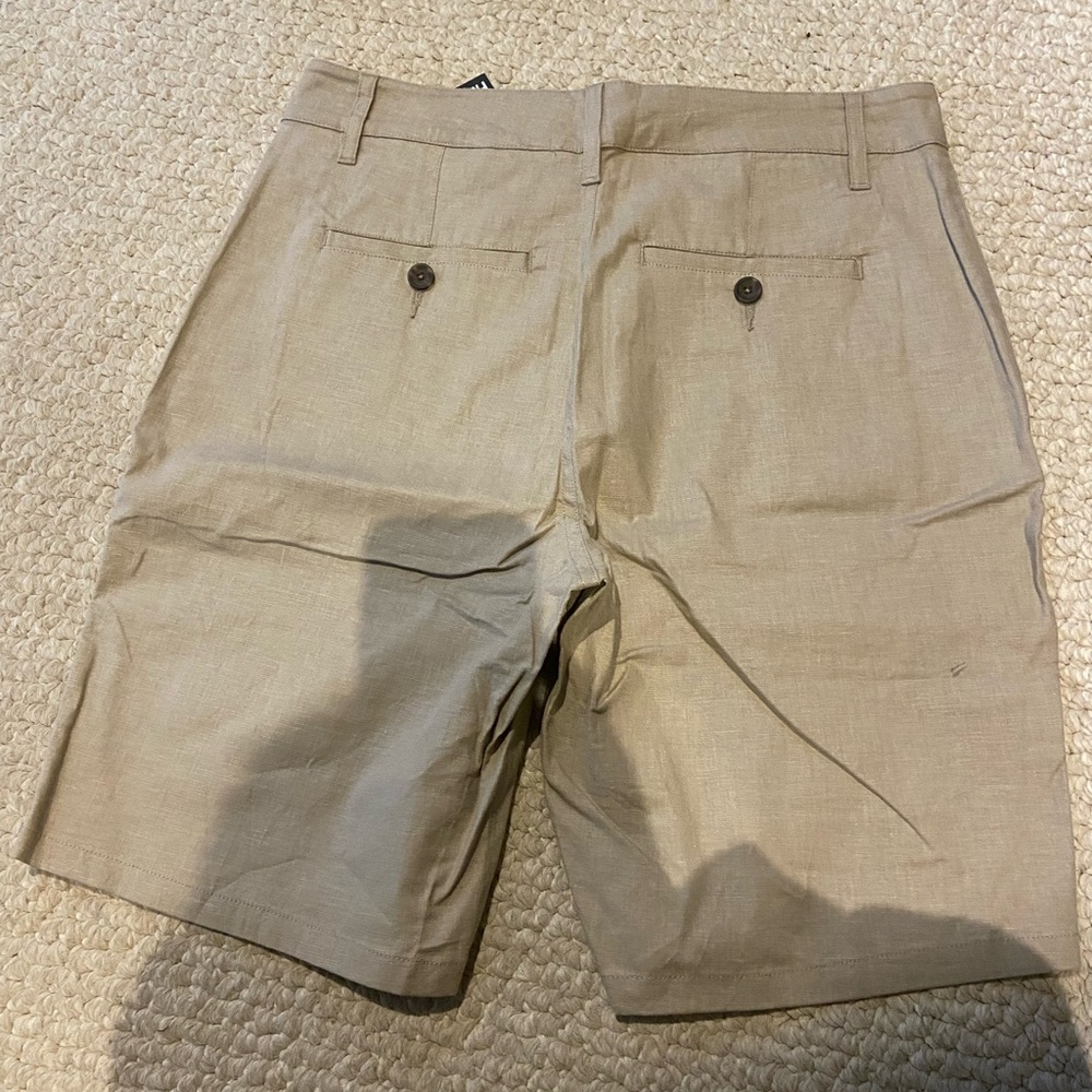 Mens PAIGE Thompson Short size 29 Color Coastal Beige